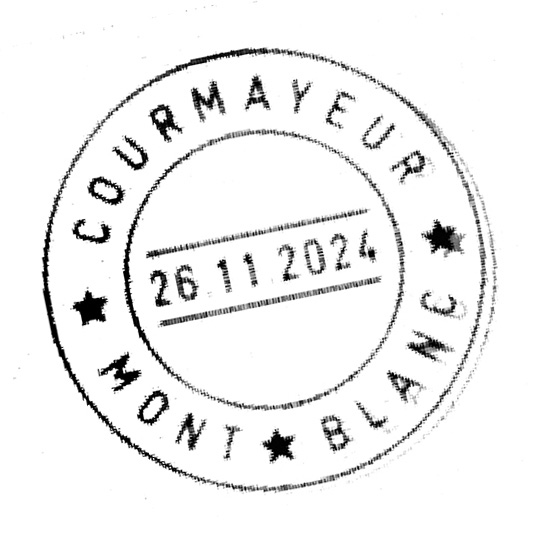 Timbro Courmayeur